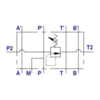 Pressure-limiting valve P-T CETOP, VMP CETOP series